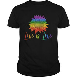 Lgbt Sunflower Love Is Love Shirt